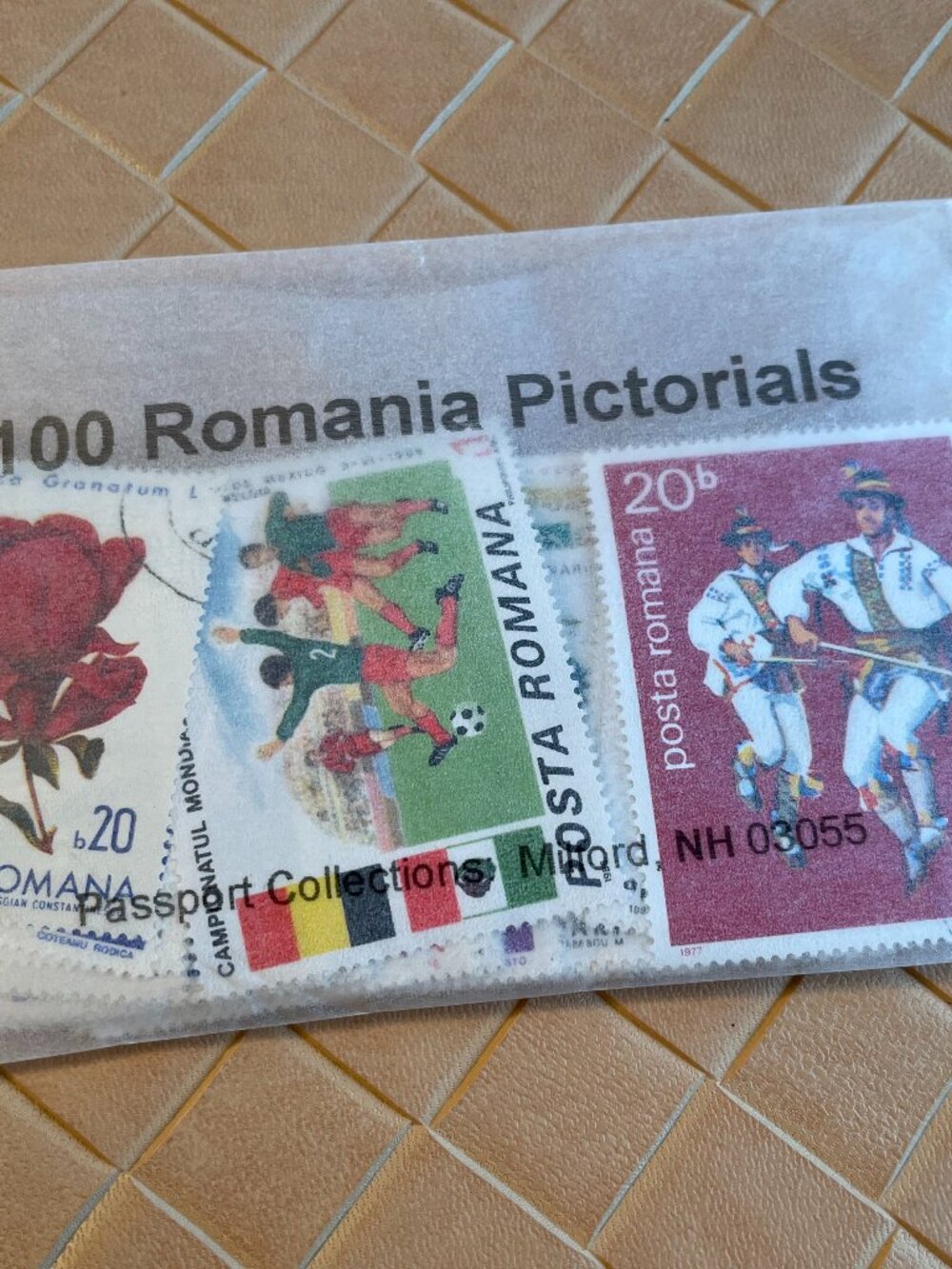 100 Romania Pictorials Stamps Kenmore Stamp Company Colorful New